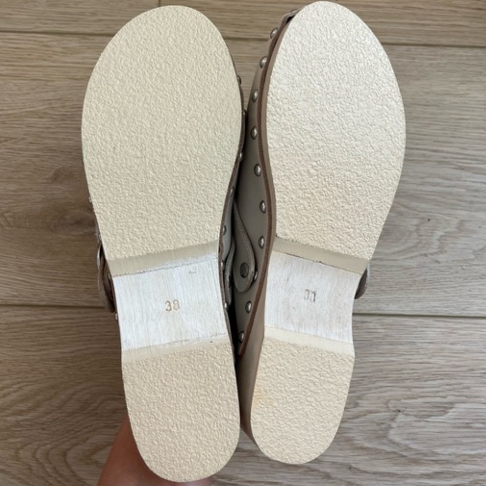 Mango MNG | size 38 studded leather clogs - Picture 9 of 9